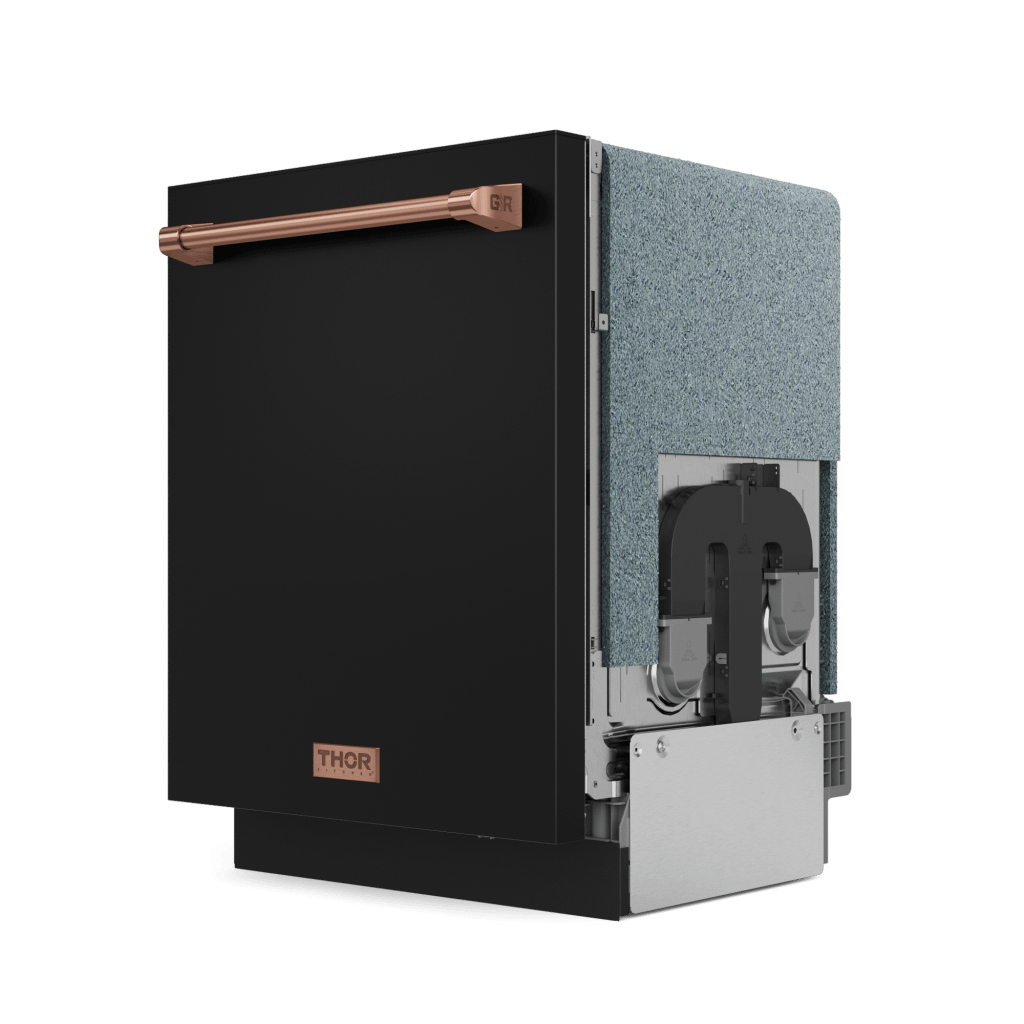 Thor Kitchen DW24X8BA00RSG 24 Inch Dishwasher Matte Black/Rose Gold Gordon Ramsay Series - Dw24X8Ba00-Rsg
