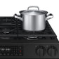 Samsung NSG6DG8100MT Bespoke 6.0 Cu. Ft. Smart Slide-In Gas Range With Precision Knobs In Matte Black Steel