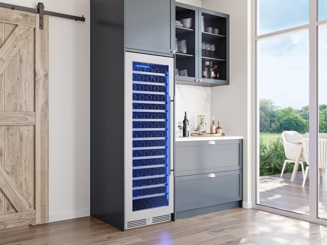 Zephyr PRW24F01CG 24" Full Size Single Zone Wine Cooler