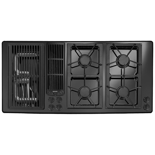 Jennair JGD8345ADB Designer Line Modular Gas Downdraft Cooktop, 45"