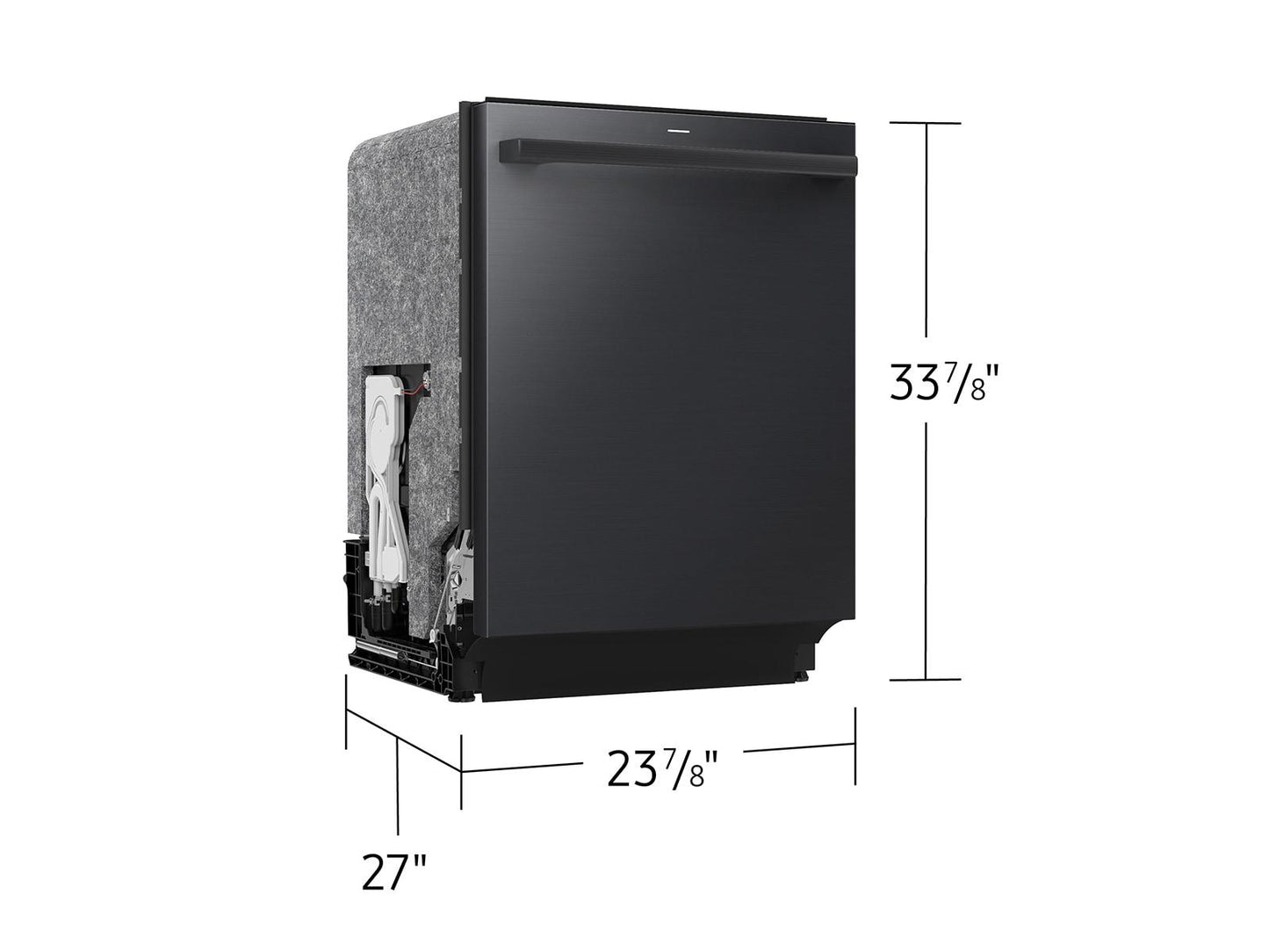 Samsung DW90H89TETE Bespoke Ai Smart Dishwasher Ai Wash & 3Rd Rack Washing System Autorelease™ Door 38Dba