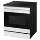 Samsung NSI6DB950012 Bespoke 6.3 Cu. Ft. Smart Slide-In Induction Range With Ambient Edge Lighting™ & Air Sous Vide In White Glass