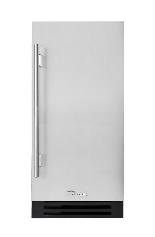 True Residential TUIADA15RSAS 15 Inch Solid Stainless Door Right Hinge Ada Height Clear Ice Machine