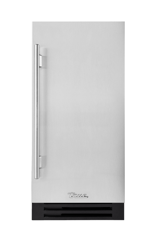 True Residential TUIADA15RSAS 15 Inch Solid Stainless Door Right Hinge Ada Height Clear Ice Machine