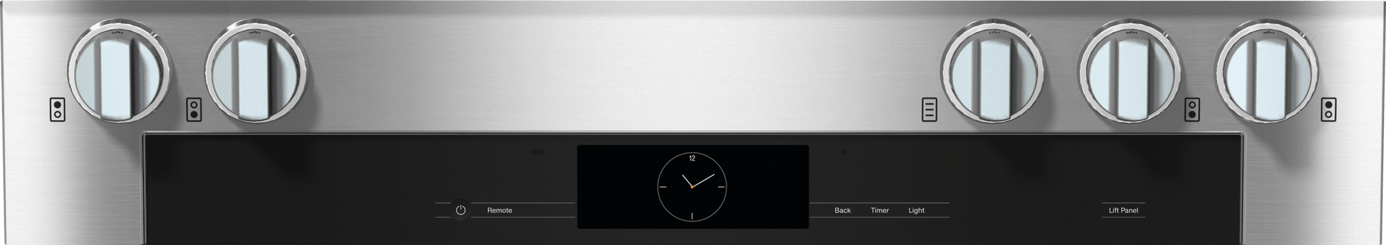 Miele HR19363GDFGD Hr 1936-3 G Df Gd Clean Touch Steel - 36" Range Dual Fuel Model With M Touch Controls