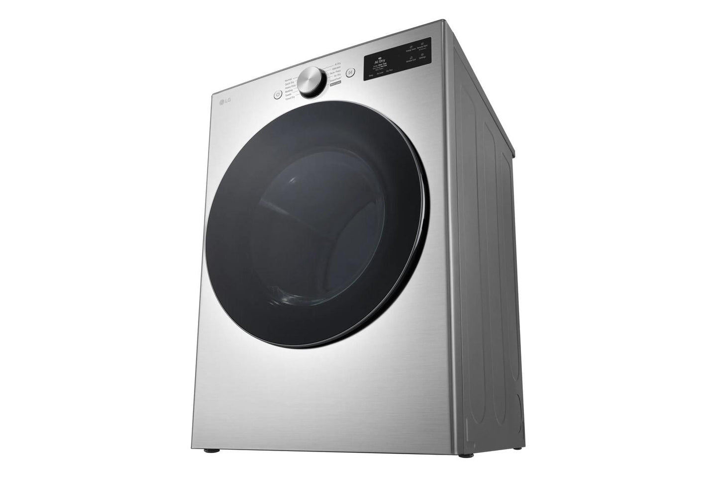 Lg DLGX5801V 7.4 Cu. Ft. Ultra Large Capacity Smart Front Load Dryer With Turbosteam®, Built-In Intelligence And Hybrid Electronic Controls With Lcd Display