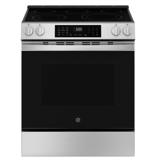Ge Appliances GRS600AVFS Ge® 30" Slide-In Electric Convection Range With No Preheat Air Fry And Easywash™ Oven Tray