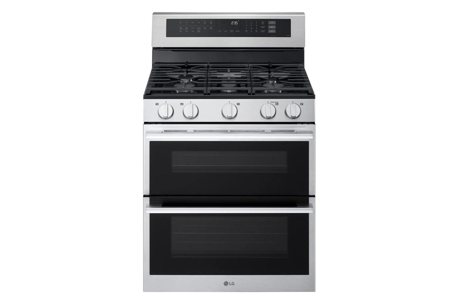 Lg LDGL6924Y 6.9 Cu. Ft. Smart Gas Double Oven Freestanding Range With Probake Convection®, Air Fry & Air Sous Vide