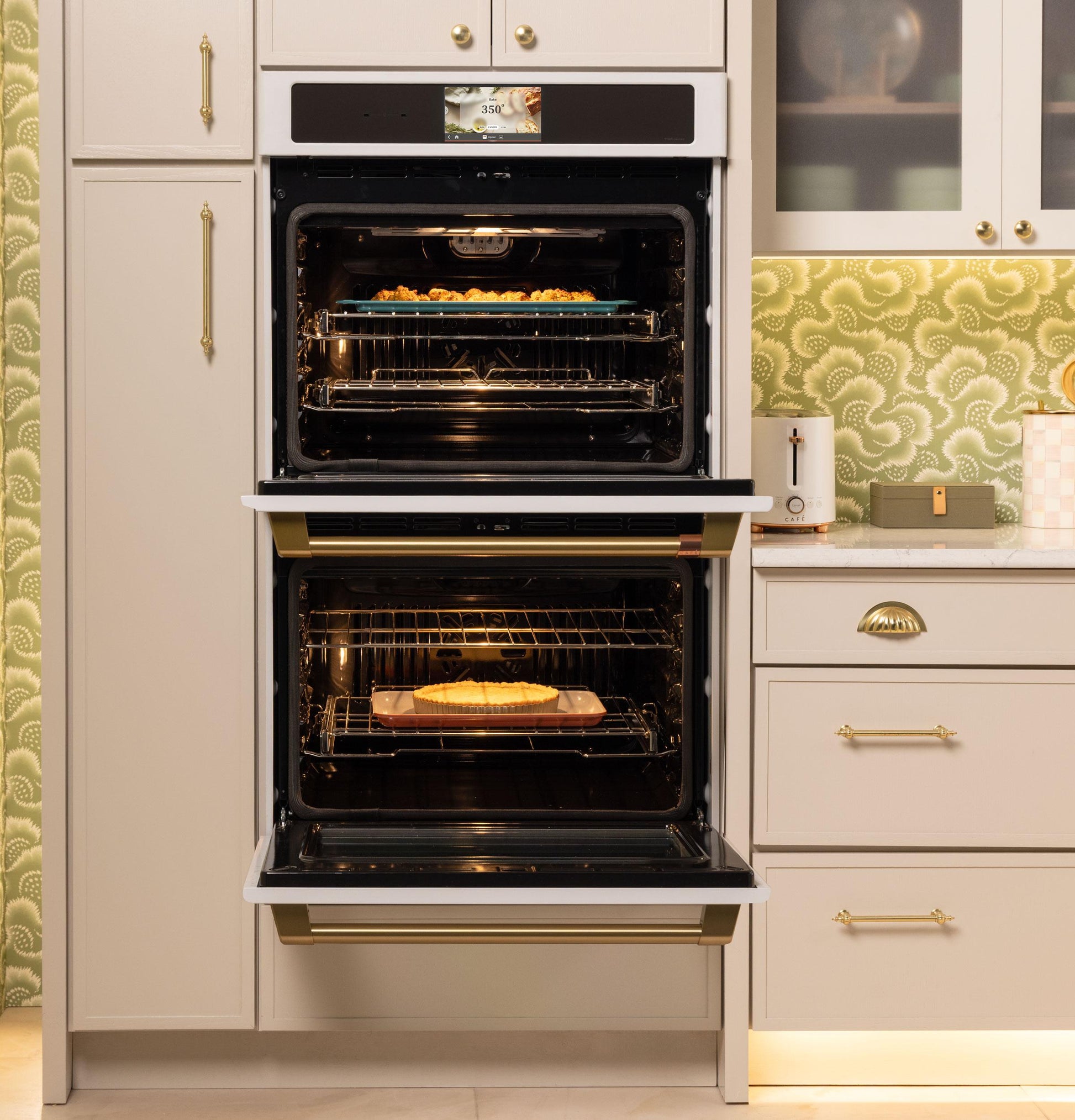 Cafe CTD90DP4ZW2 Café™ Professional Series 30" Smart Built-In Convection Double Wall Oven