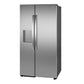 Ge Appliances GZS24PYYFS Ge® 23.5 Cu. Ft. Counter-Depth Side-By-Side Refrigerator With Led Light Walls And Extra Tall Dispenser