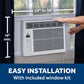 Ge Appliances AWES06BWF Ge® 6,000 Btu Electronic Window Air Conditioner For Small Rooms Up To 250 Sq Ft.