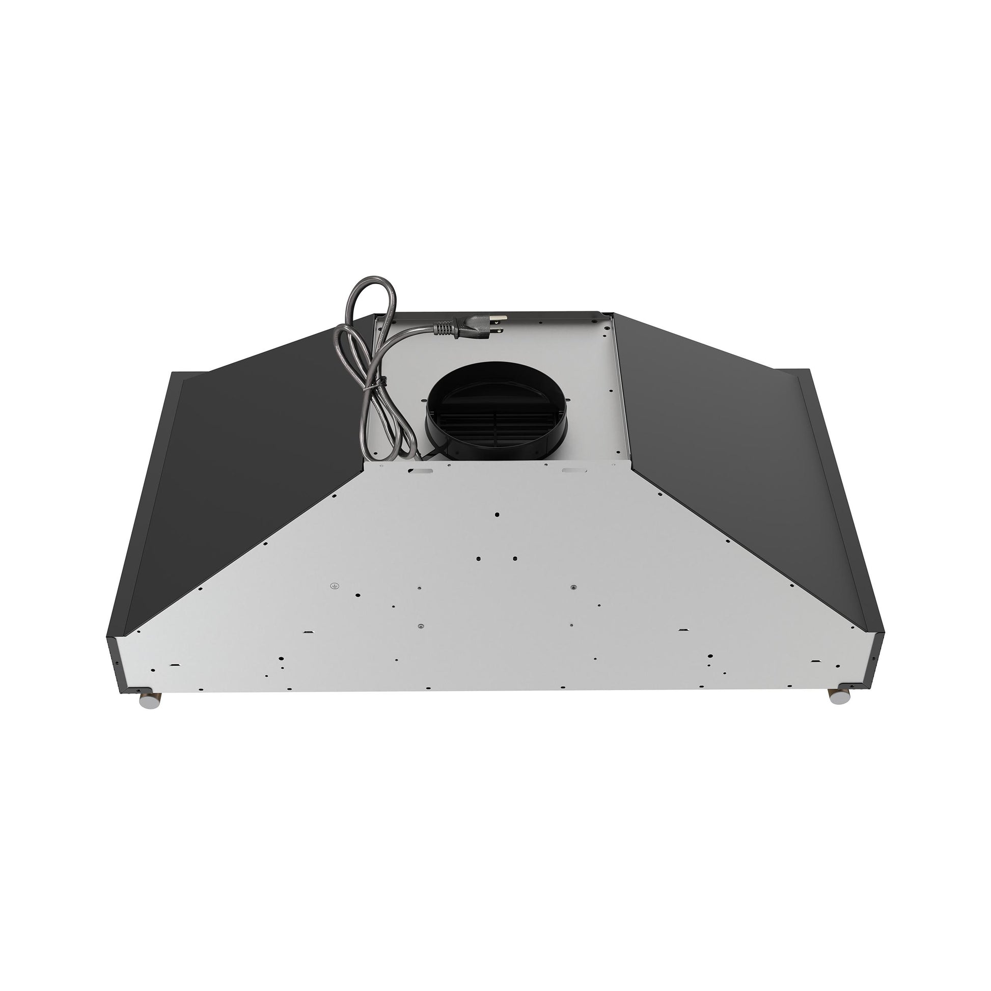 Forno FRHWM550336BLK Forno Venezia 36 Inch Wall-Mounted Range Hood In Black With Touch Controls And Baffle Filters