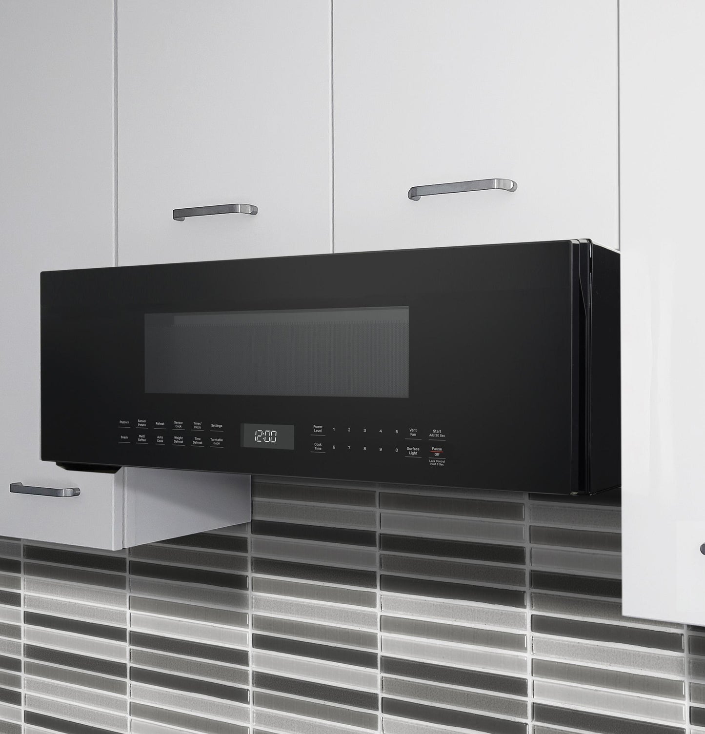 Ge Appliances UVM9125DYBB 1.2 Cu. Ft. Over-The-Range Low Profile Sensor Microwave Oven