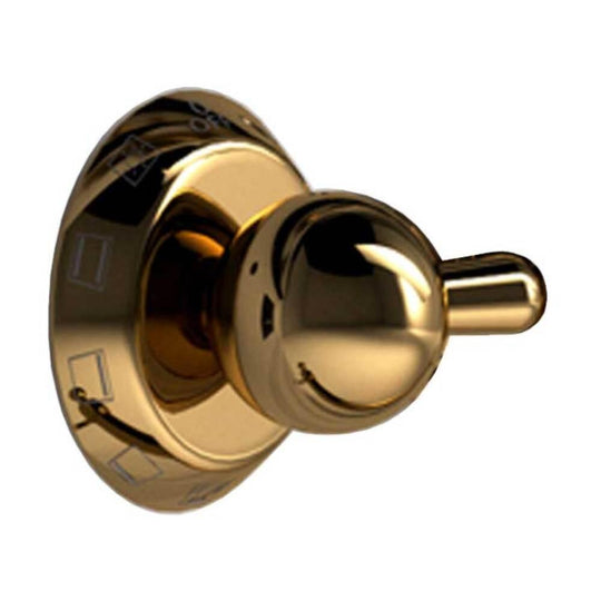 Ilve EG9488014000116 Ilve Parts Eg9488014000116 Multifunction Brass Knob For Nostalgie Ii Ranges