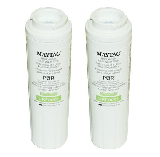 Jennair UKF8001P Refrigerator Water Filter (2 Pack)
