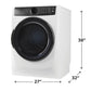 Electrolux ELFE7738MW Front Load Perfect Steam™ Electric Dryer With Balanced Dry™ And Instant Refresh - 8.0 Cu. Ft.