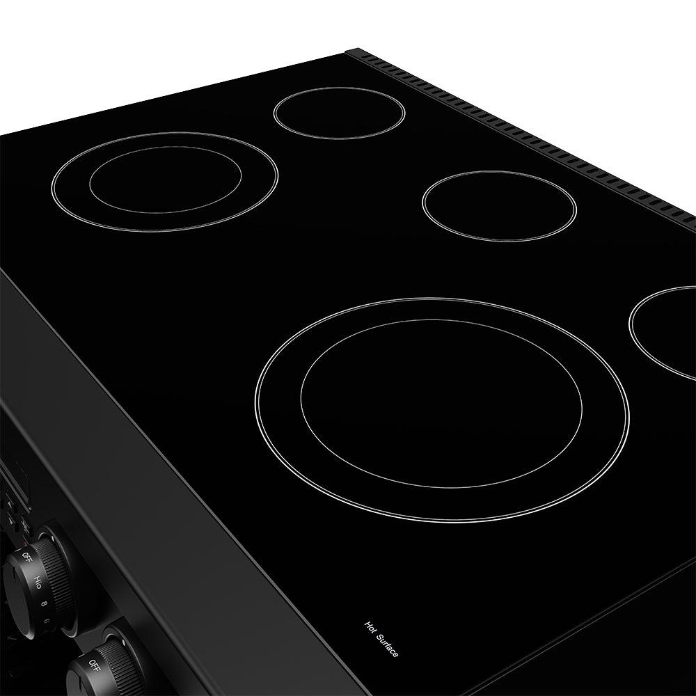 Thor Kitchen ARE36B 36 Inch Electric Range In Black - Contemporary Professional