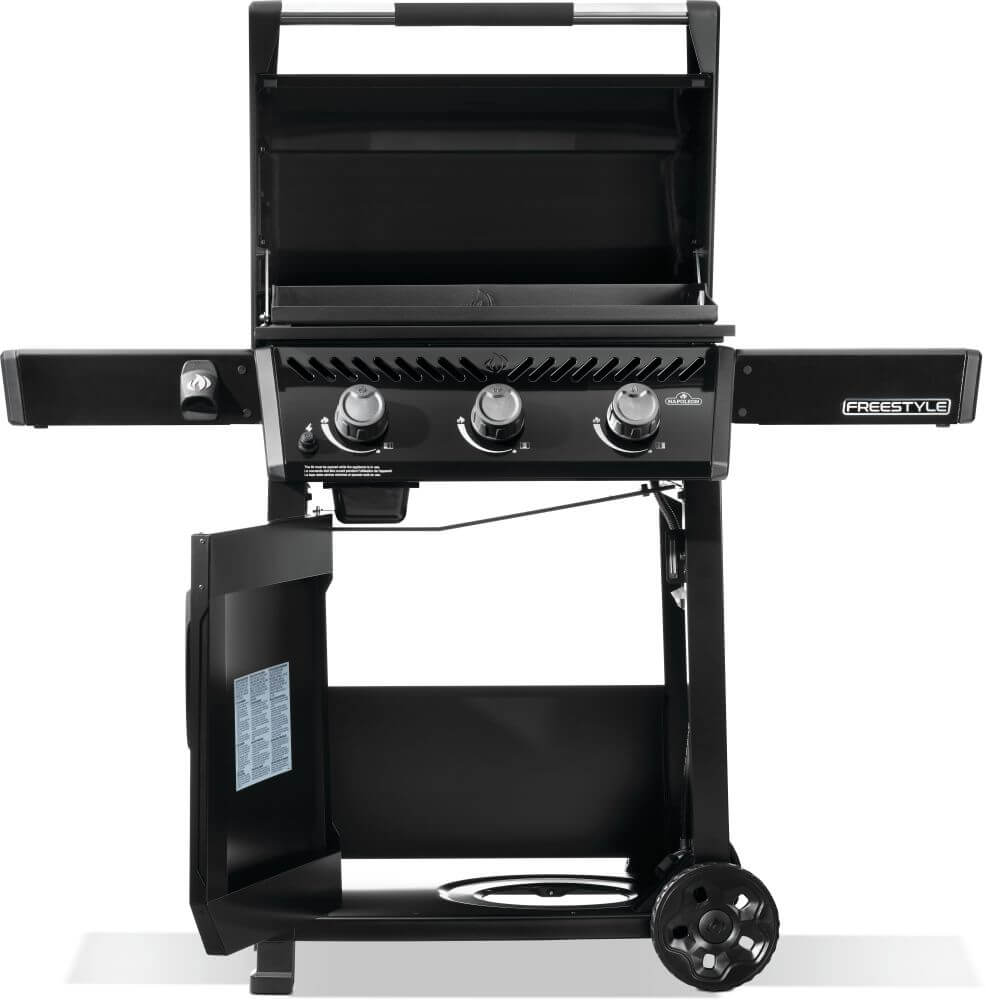 Napoleon Bbq F24DFTPK Freestyle 24 Inch Pre-Seasoned Non-Stick Griddle , Propane, Black