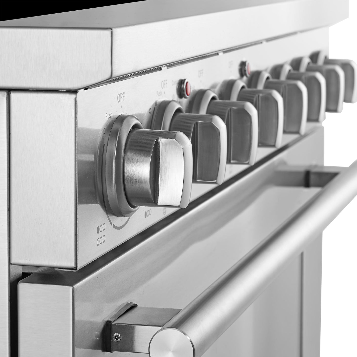 Forno FFSEL601136 Forno Paolo 36 Inch Freestanding Electric Range, Stainless Steel, 5.44 Cu.Ft, True Convection Oven, Energy Efficient