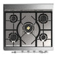 Ilve UM30NR3BUCLP Ilve Um30Nr3Buclp Majestic Iii 30 Inch Dual Fuel Range With 5 Black Brass Burners, Dual Function Burner Up To 25,000 Btu (Liquid Propane, Triple Glass Door, Burgundy, Chrome)