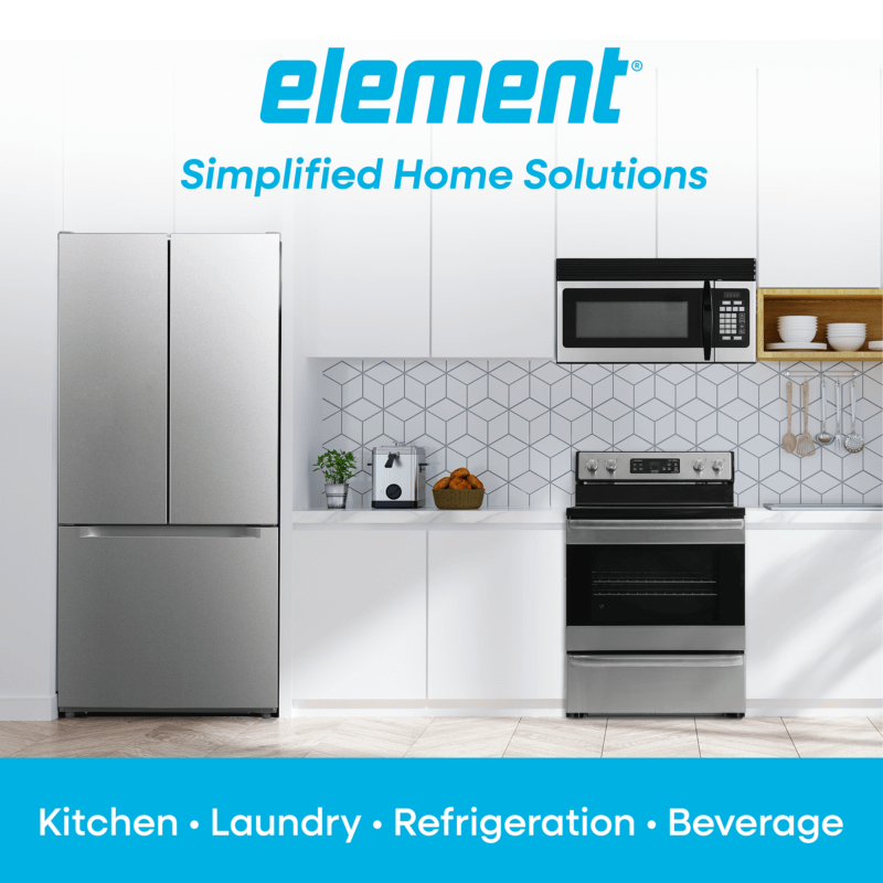 Element Appliance EWD24BES Cellara By Element 24 In., 46 Bottle Dual-Zone Wine Cooler - Stainless Steel
