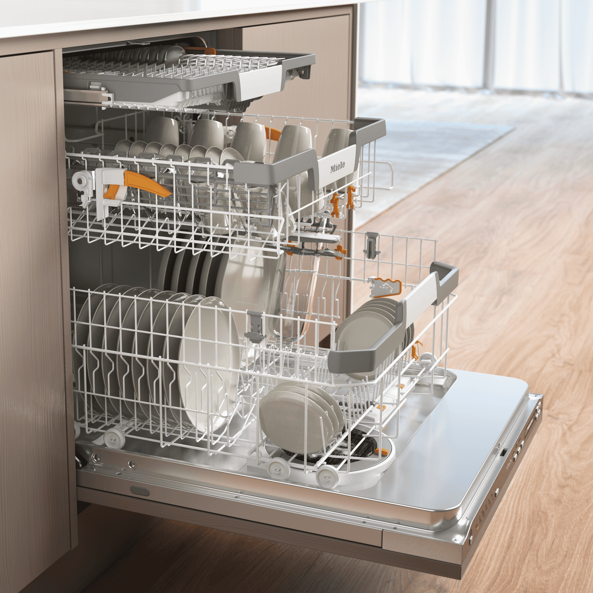 Miele G7193SCVI G 7193 Scvi Autodos - Fully Integrated Ada Dishwasher With Automatic Dispensing Thanks To Autodos With Integrated Powerdisk.