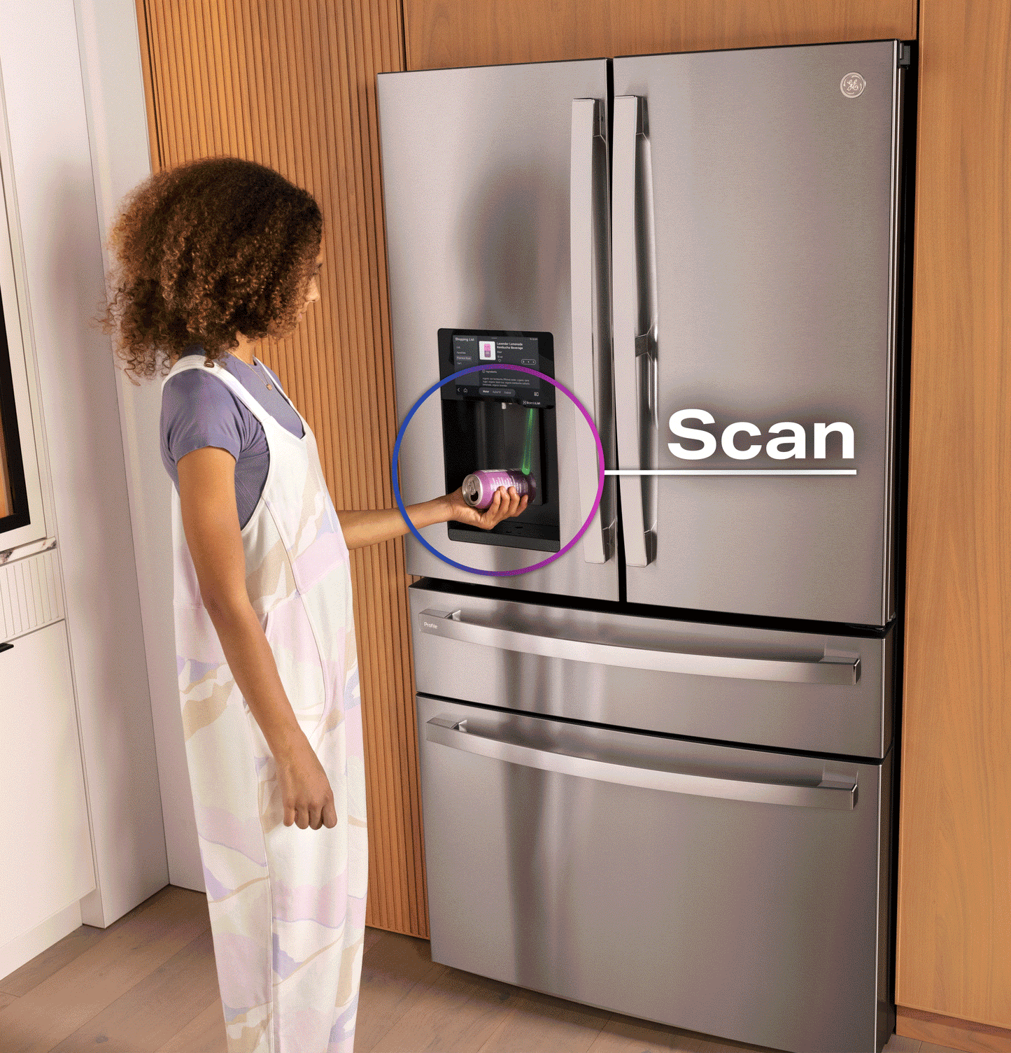 Ge Appliances PVD28HYYFS Ge Profile™ Energy Star® 27.9 Cu. Ft. Smart 4-Door French-Door Refrigerator With Kitchen Assistant™