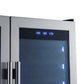 Forno FWCDR663532S Forno Campania 32-Inch Wine Cooler, Stainless Steel, Dual Wine Zones, Two Beverage Drawers, 17.7 Cu.Ft