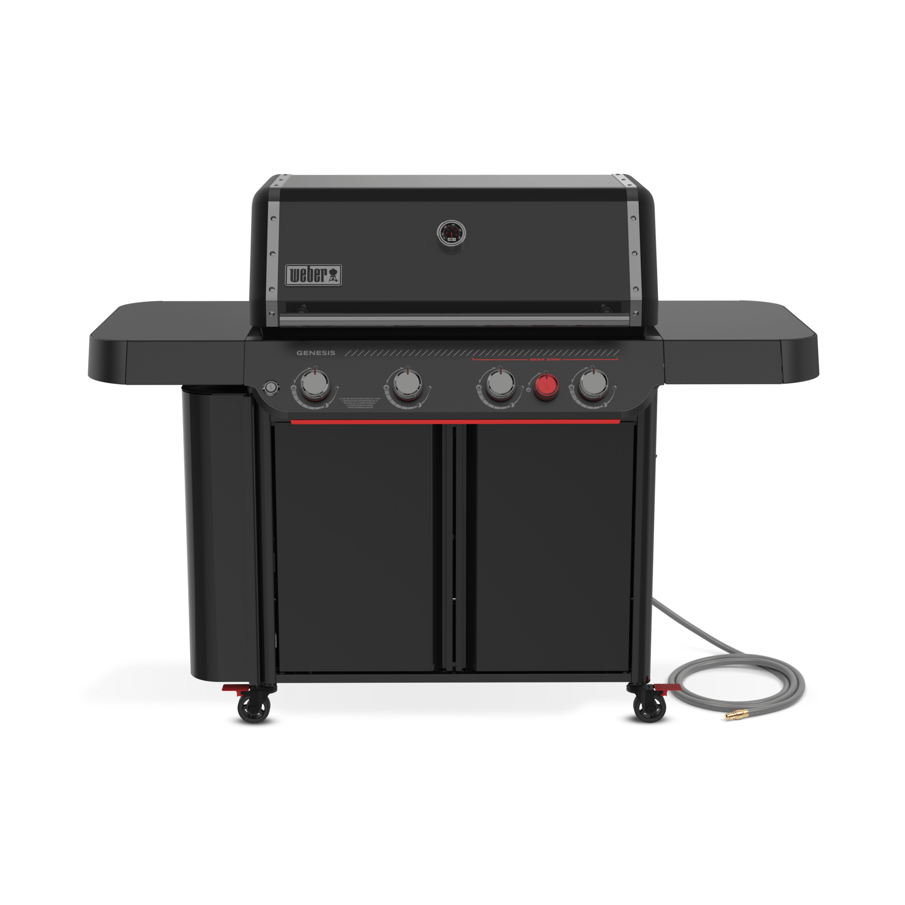 Weber 1501831 Genesis® E-430 Gas Grill Stealth® Edition (Natural Gas) - Matte Black
