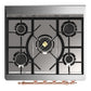 Ilve UM30QNR3EGPLP Ilve Um30Qnr3Egplp Majestic Iii 30 Inch Dual Fuel Range With 5 Black Brass Burners, Dual Function Burner Up To 25,000 Btu (Liquid Propane, Solid Door, Emerald Green, Copper)