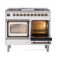 Ilve UND40FNMPWHBLP Ilve Und40Fnmpwhblp Nostalgie Ii Noblesse 40