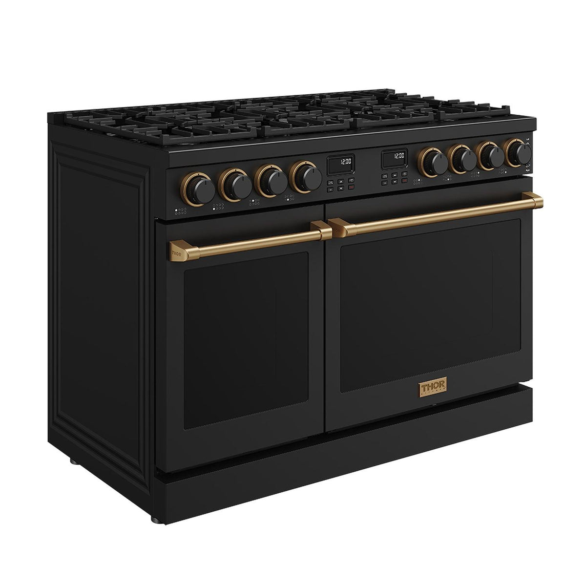 Thor Kitchen ARG48BLPBRZ 48 Inch Contemporary Professional Liquid Propane Range In Liquid Propane Black/Bronze