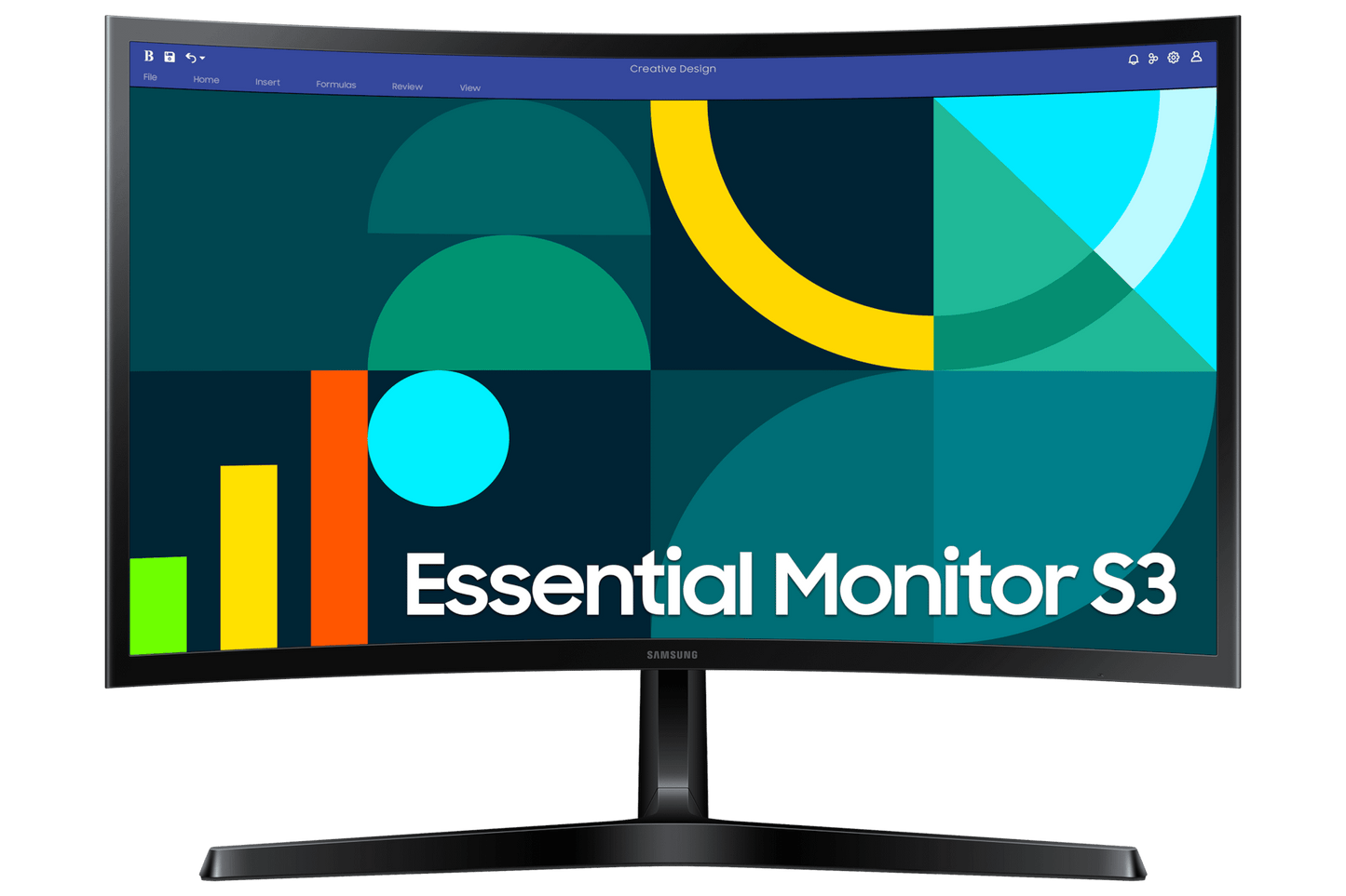 Samsung LS24D366GANXZA 24 Inch Essential Monitor S3 S36Gd Fhd