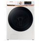 Samsung F1679513898170 Extra Large Capacity Smart Front Load Washer And Gas Dryer Set With Super Speed Wash, Steam Sanitize+, And Sensor Dry In Ivory
