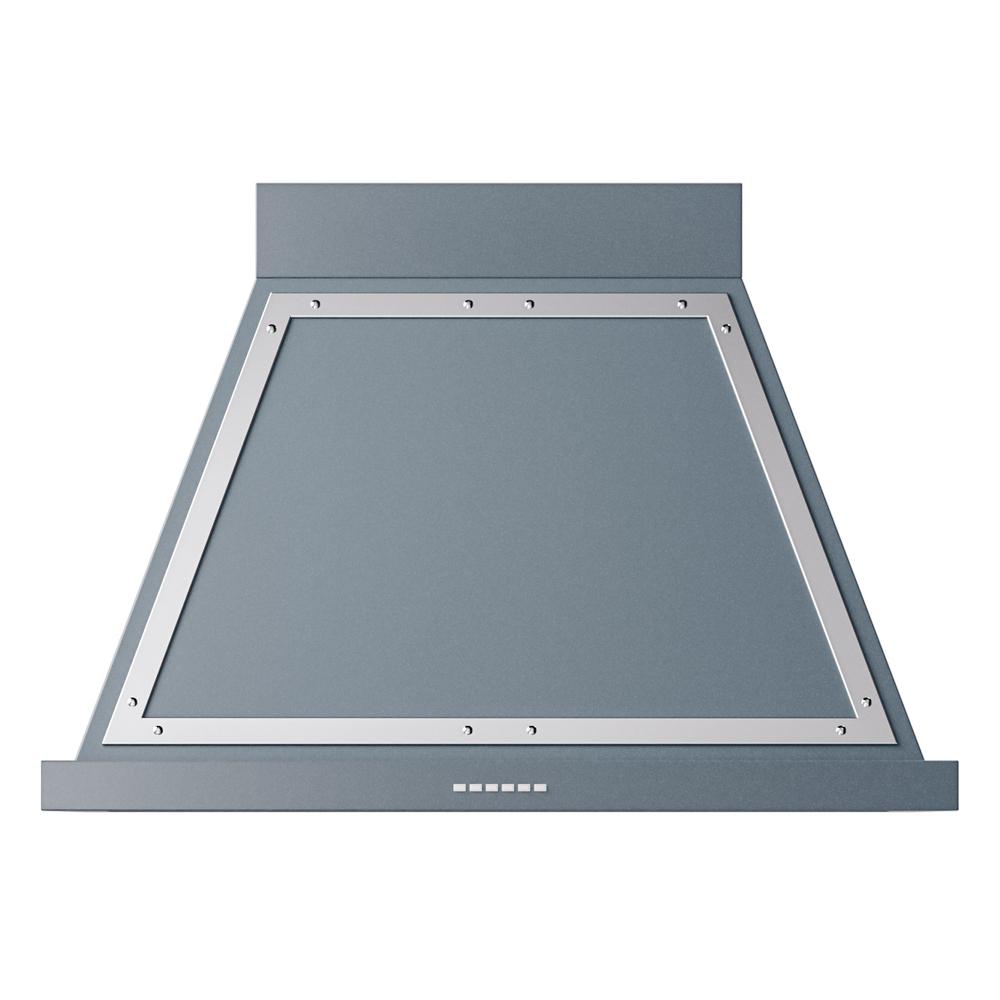 Ilve UANB36BGC Ilve Uanb36Bgc Nostalgie Ii Noblesse 36 Inch Range Hood (Blue Grey, Chrome)