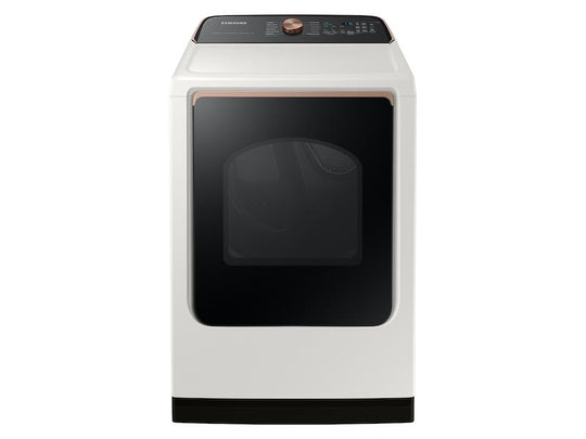 Samsung DVG55CG7500E 7.4 Cu. Ft. Smart Gas Dryer With Steam Sanitize+ In Ivory
