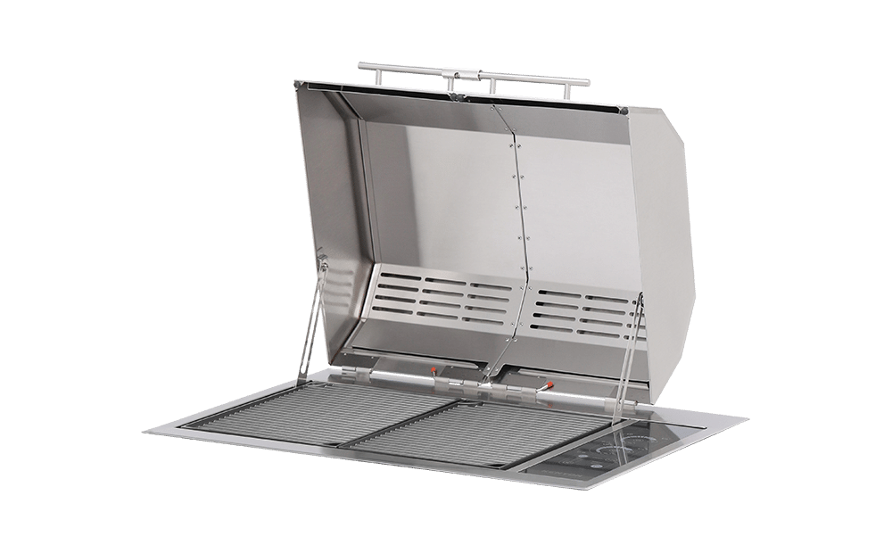 Kenyon B70470 Texan Electric Grill Intelliken Touch™ With Split Lid