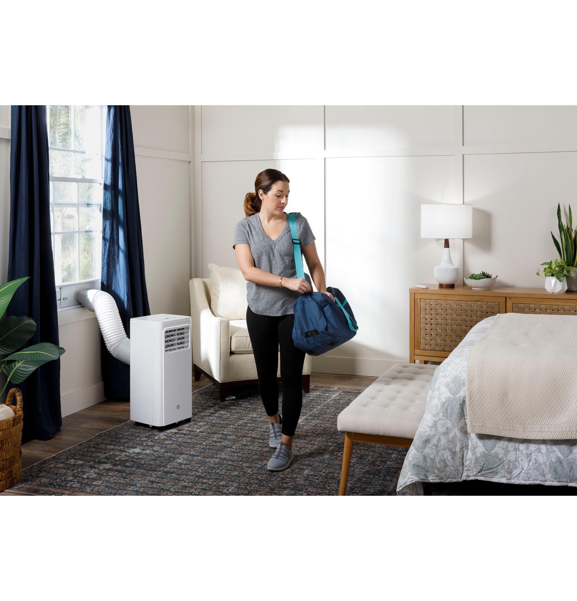 Ge Appliances APMS05BWF Ge® 5,000 Btu Doe Portable Air Conditioner For Small Rooms Up To 200 Sq. Ft.