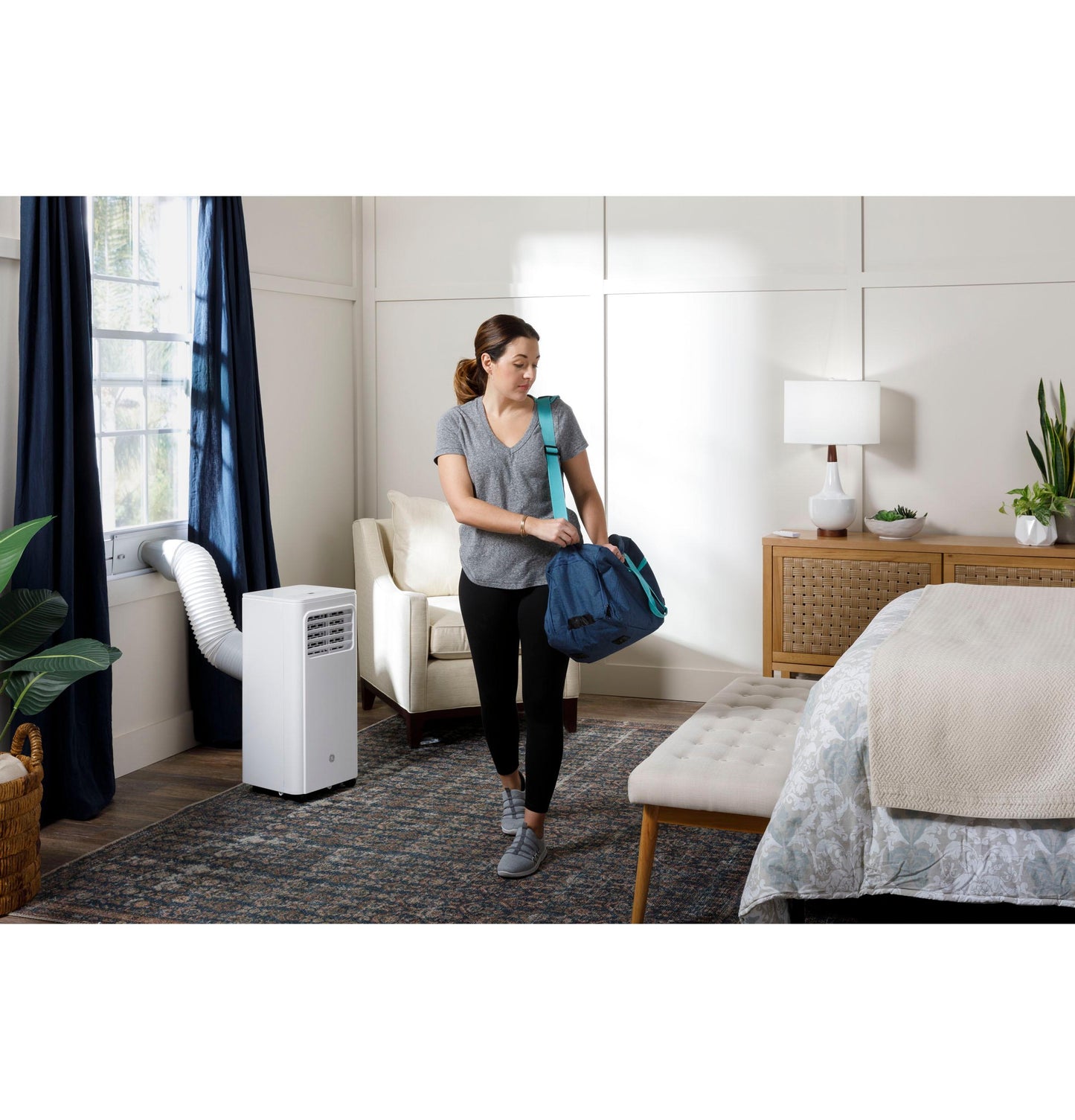 Ge Appliances APMS06BWF Ge® 6,000 Btu Doe Portable Air Conditioner For Small Rooms Up To 250 Sq. Ft.