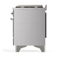 Ilve UM48FNR3SSCLP Ilve Um48Fnr3Ssclp Majestic Iii 48 Inch Dual Fuel Range With 8 Burners And Griddle, Dual Function Burner Up To 25,000 Btu (Liquid Propane, Triple Glass Door, Stainless Steel, Chrome)