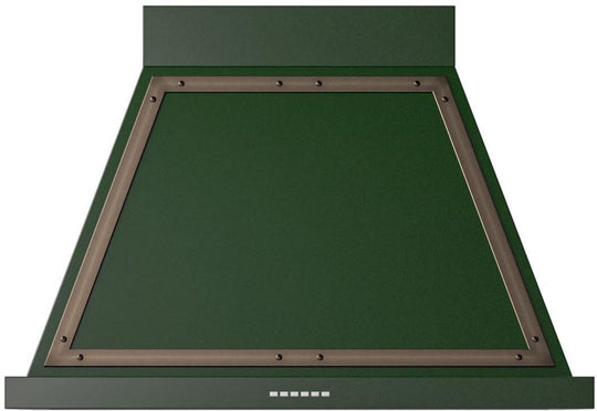 Ilve UANB36EGB Nostalgie 36 Inch Emerald Green Wall Mount Range Hood