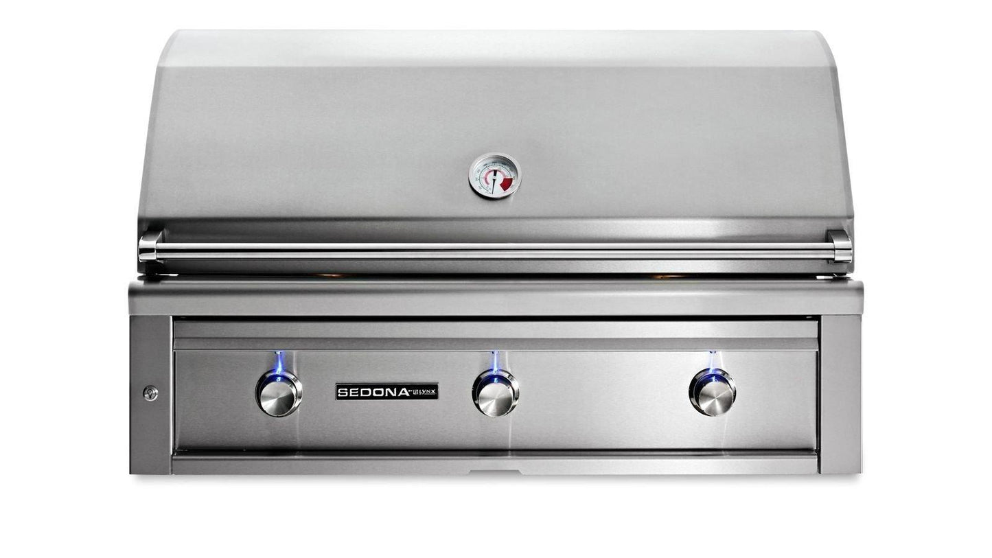 Lynx L701PSFLP 42" Sedona Freestanding Grill And Cart With 1 Prosear Infrared Burner And 2 Stainless Steel Burners (L701Psf)