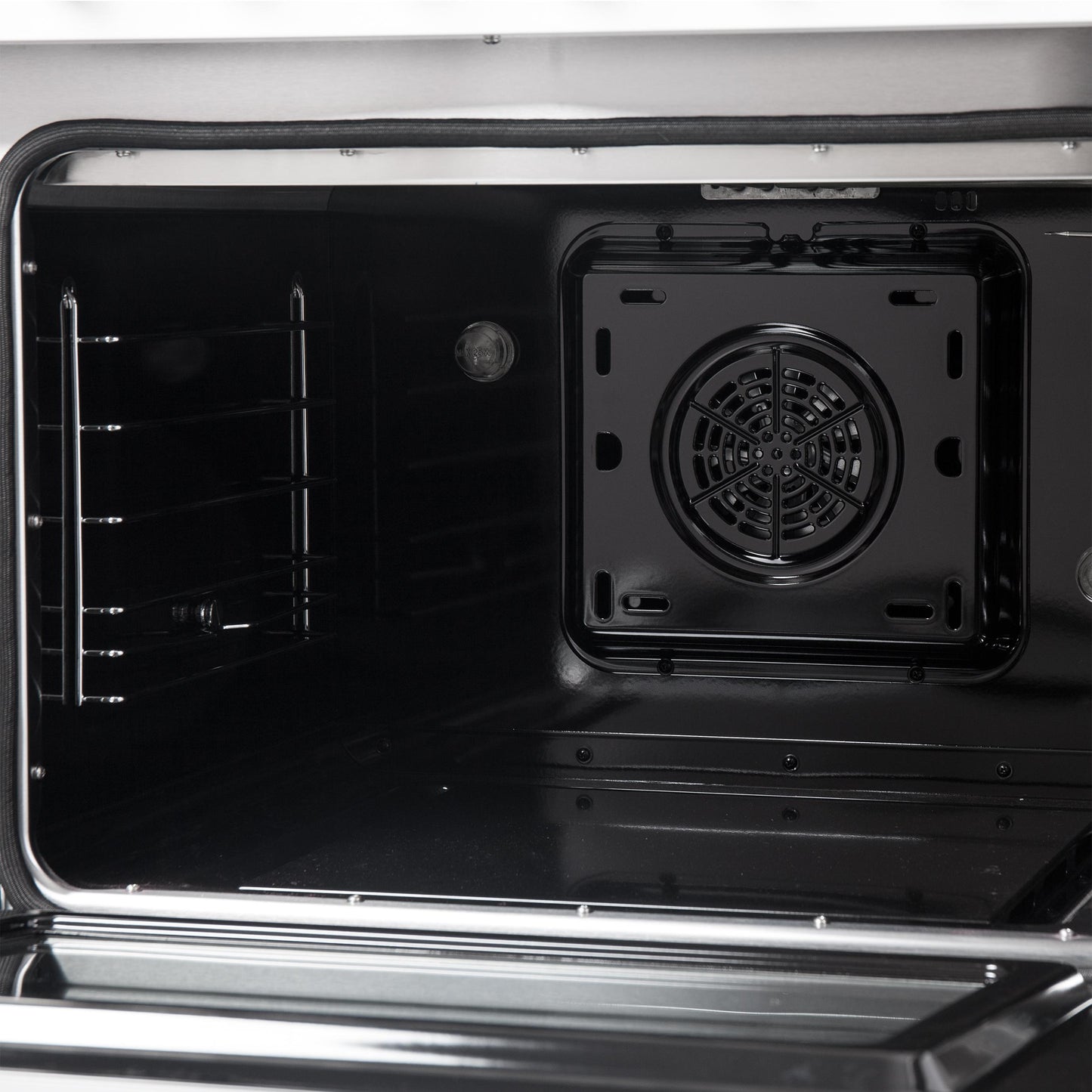 Forno FFSGS615648WHT Galiano 48-Inch Dual Fuel Range White & Antique Brass Design With 8 Sealed Burners 107,000 Btu, 6.58 Cu. Ft. Double Ovens & Griddle