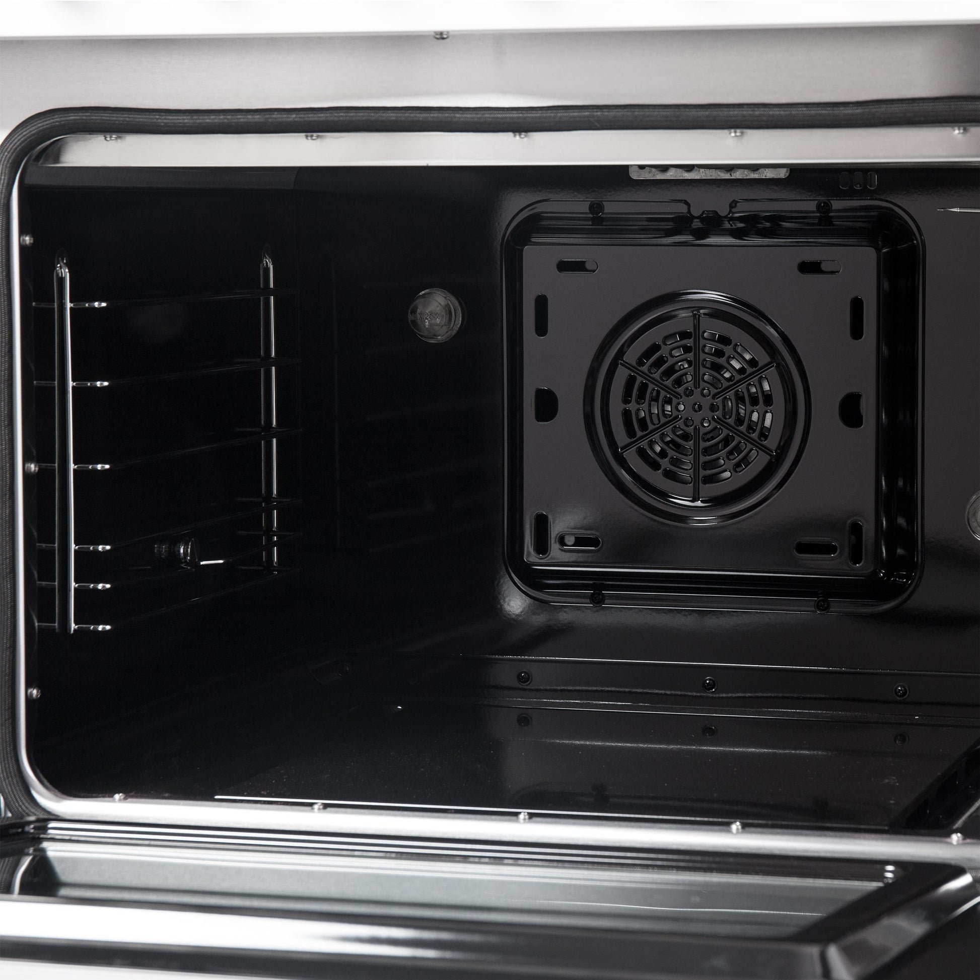 Forno FFSGS615648WHT Galiano 48-Inch Dual Fuel Range White & Antique Brass Design With 8 Sealed Burners 107,000 Btu, 6.58 Cu. Ft. Double Ovens & Griddle