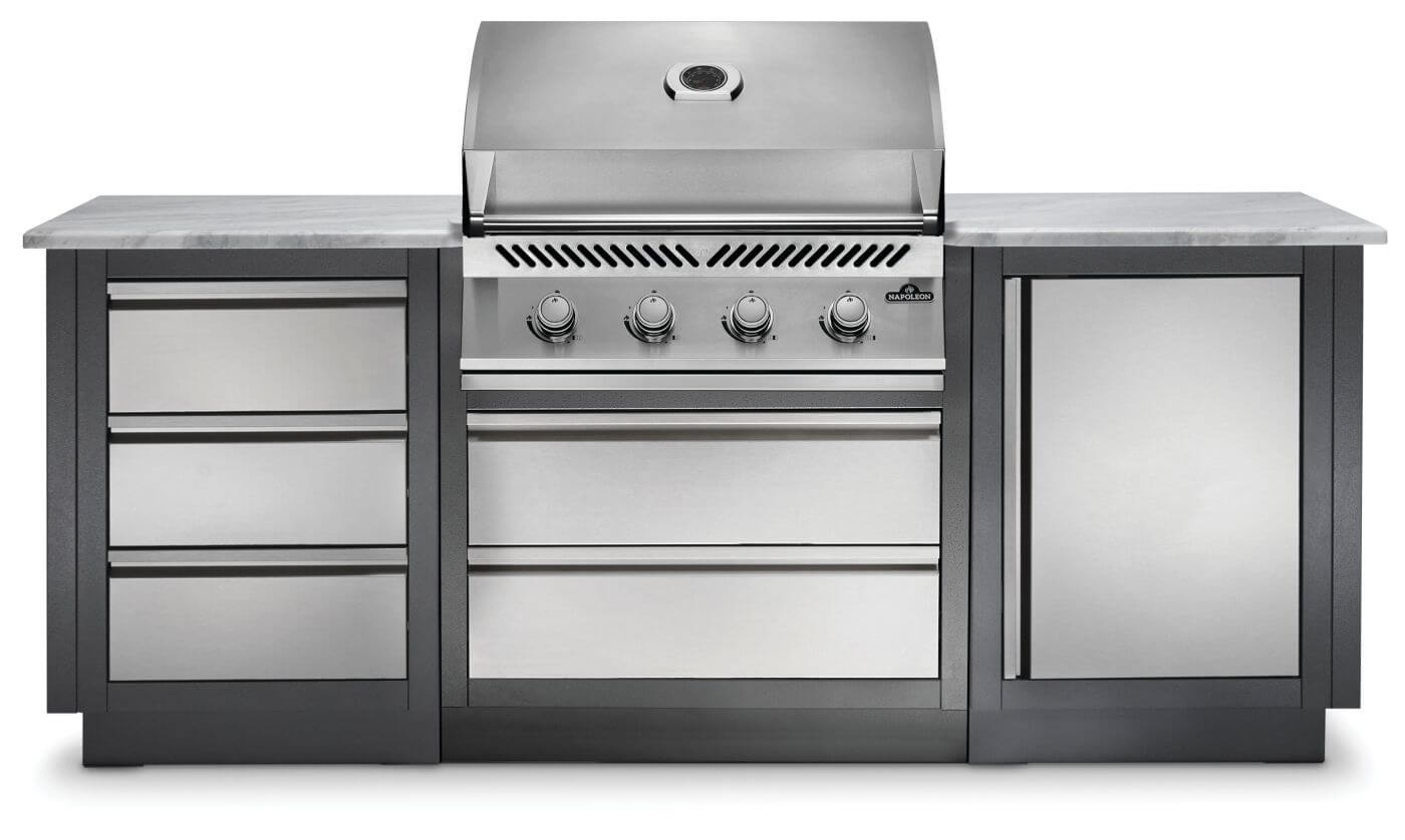 Napoleon Bbq ODK100BI32NSS Oasis 100 Outdoor Kitchen, Built-In 500 Series 32 Built-In 500 Series 32 , Natural Gas, Stainless Steel