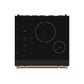 Thor Kitchen RSI30BRSG 30 Inch Professional Induction Range With Tilt Panel Touch Control In Black And Rose Gold Gordon Ramsay Series