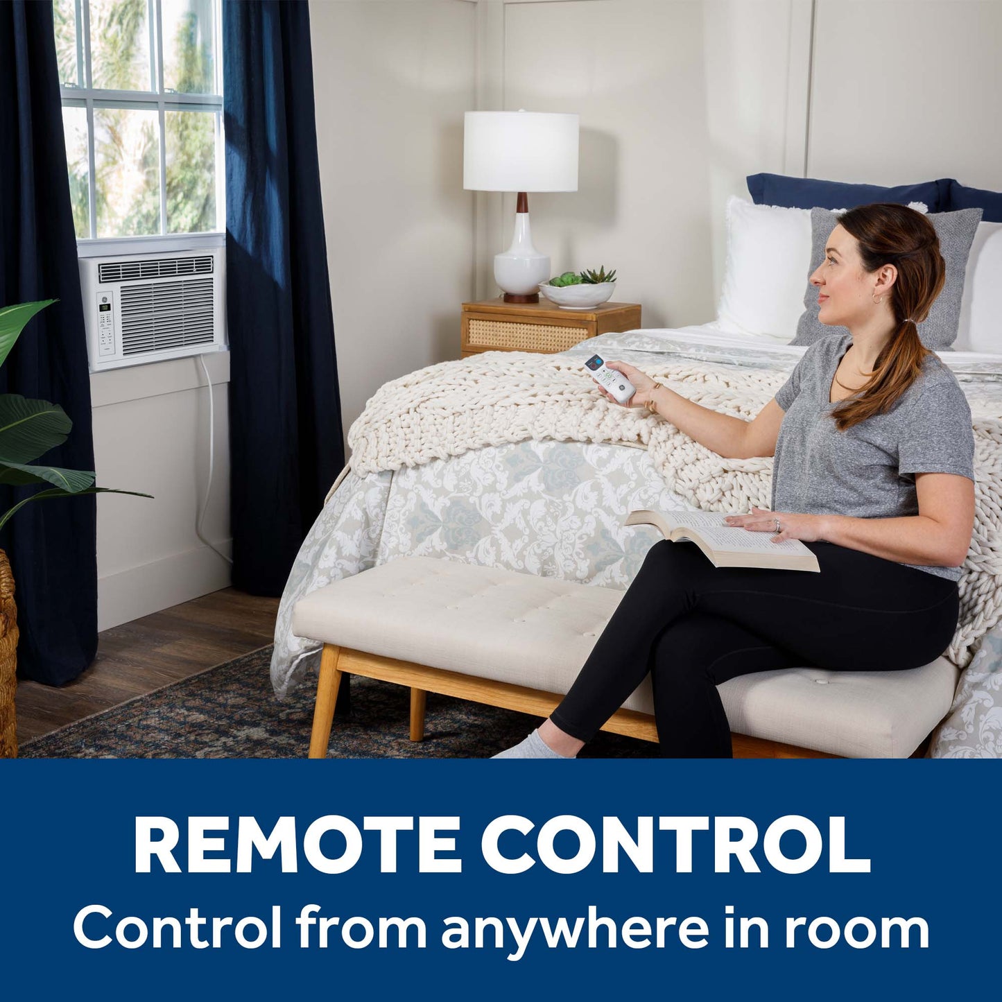 Ge Appliances AWES06BWF Ge® 6,000 Btu Electronic Window Air Conditioner For Small Rooms Up To 250 Sq Ft.