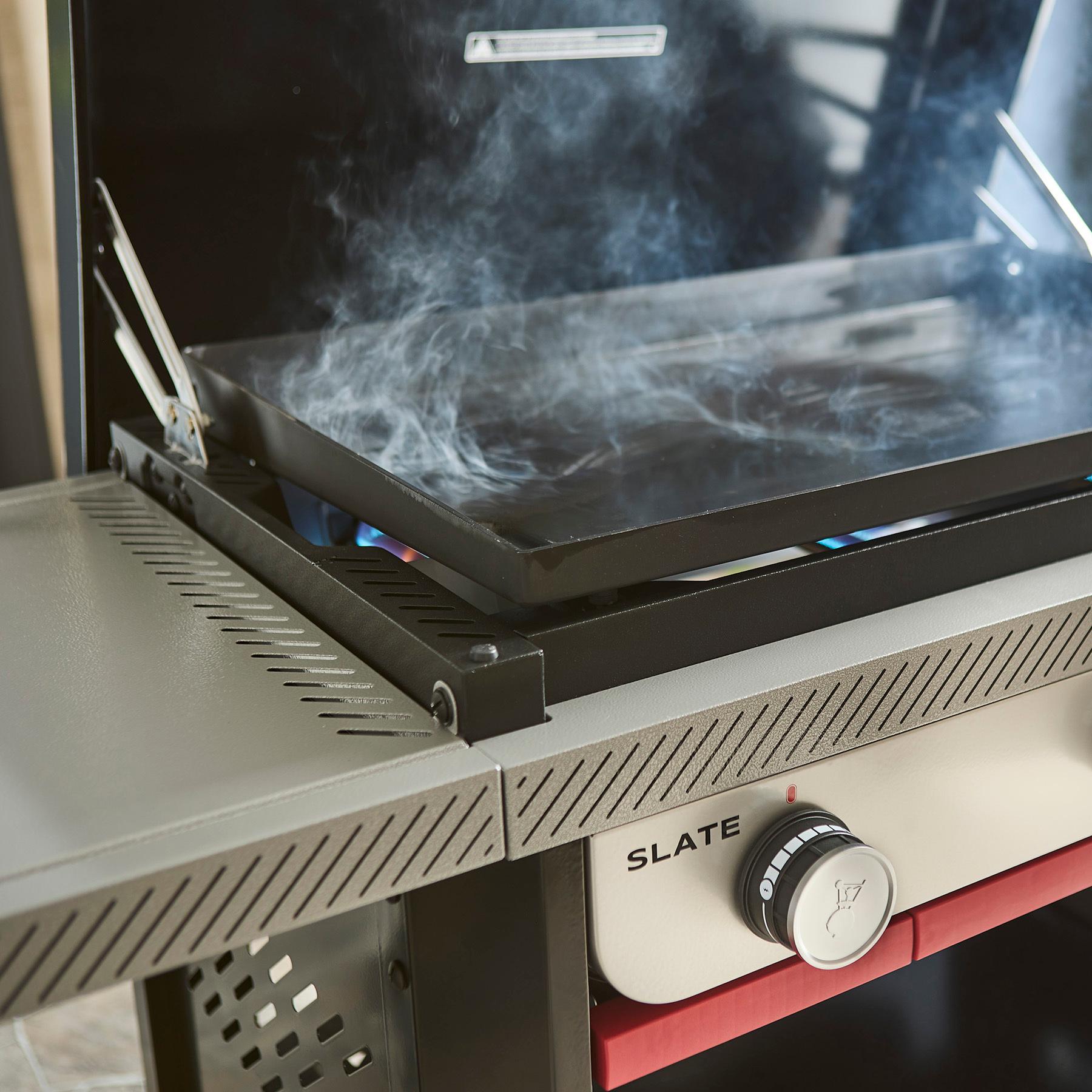 Weber 1501479 Slate® 28" Rust-Resistant Griddle (Natural Gas) - Black