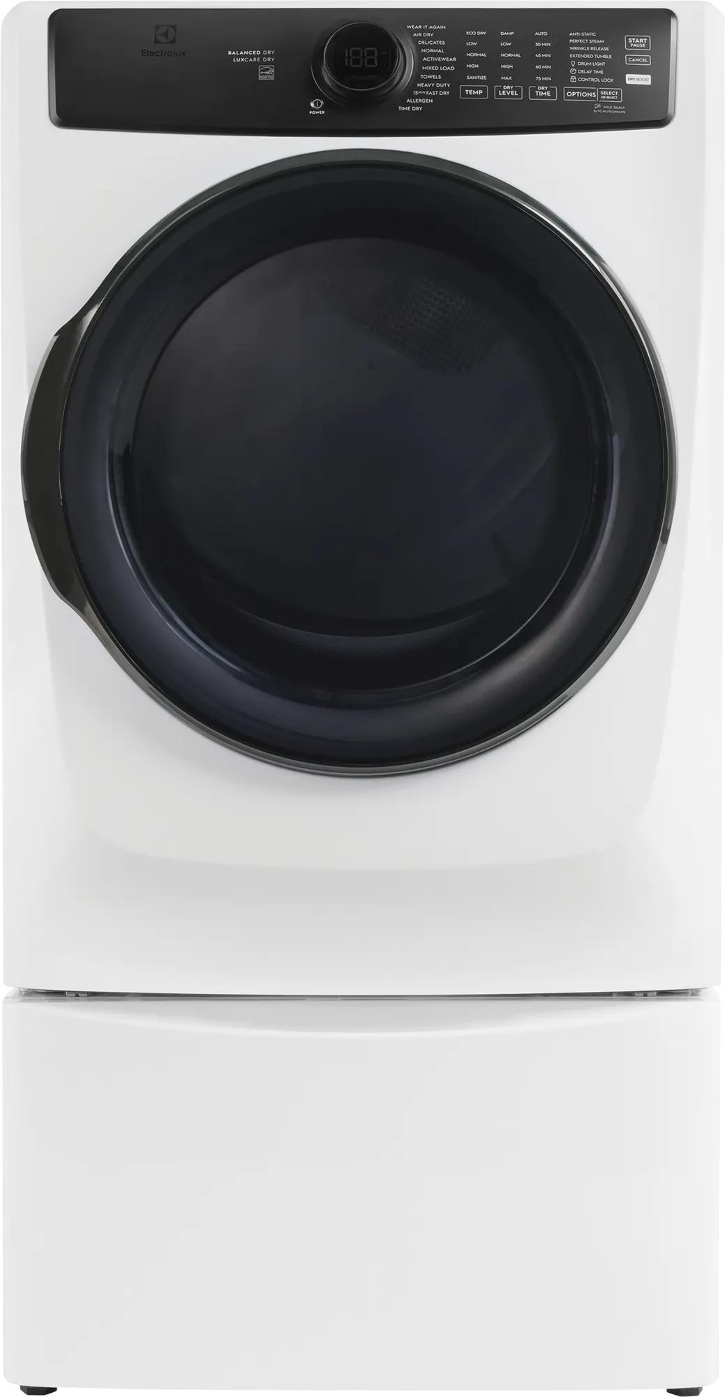 Electrolux ELFG7738MW Front Load Perfect Steam™ Gas Dryer With Luxcare® Dry And Instant Refresh - 8.0 Cu. Ft.