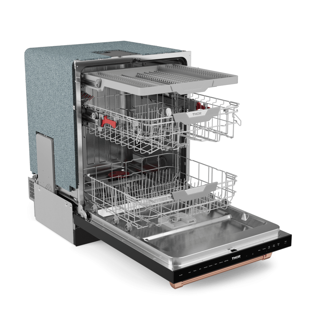 Thor Kitchen DW24X8BA00RSG 24 Inch Dishwasher Matte Black/Rose Gold Gordon Ramsay Series - Dw24X8Ba00-Rsg